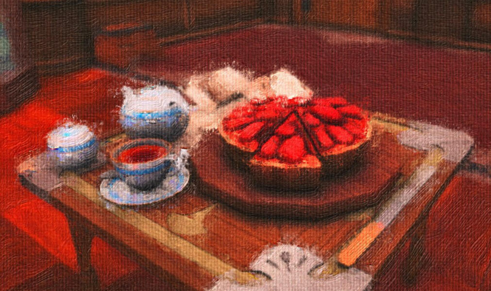 Still Life - A Birthday Pie